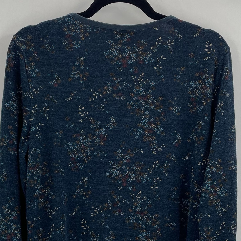 J Jill BLue Wool Blend Cardigan - Picture 6 of 8